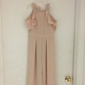 Scooter Brown Pink Girls Dress Size 8